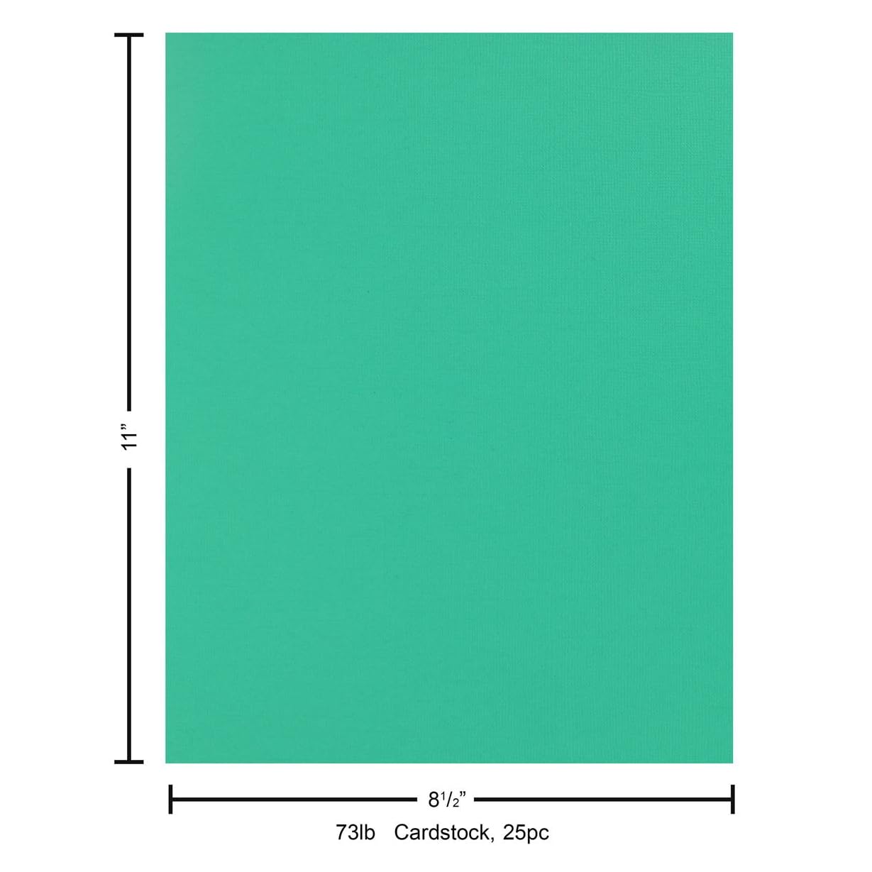 Mermaid Teal Textured Cardstock 8.5x11