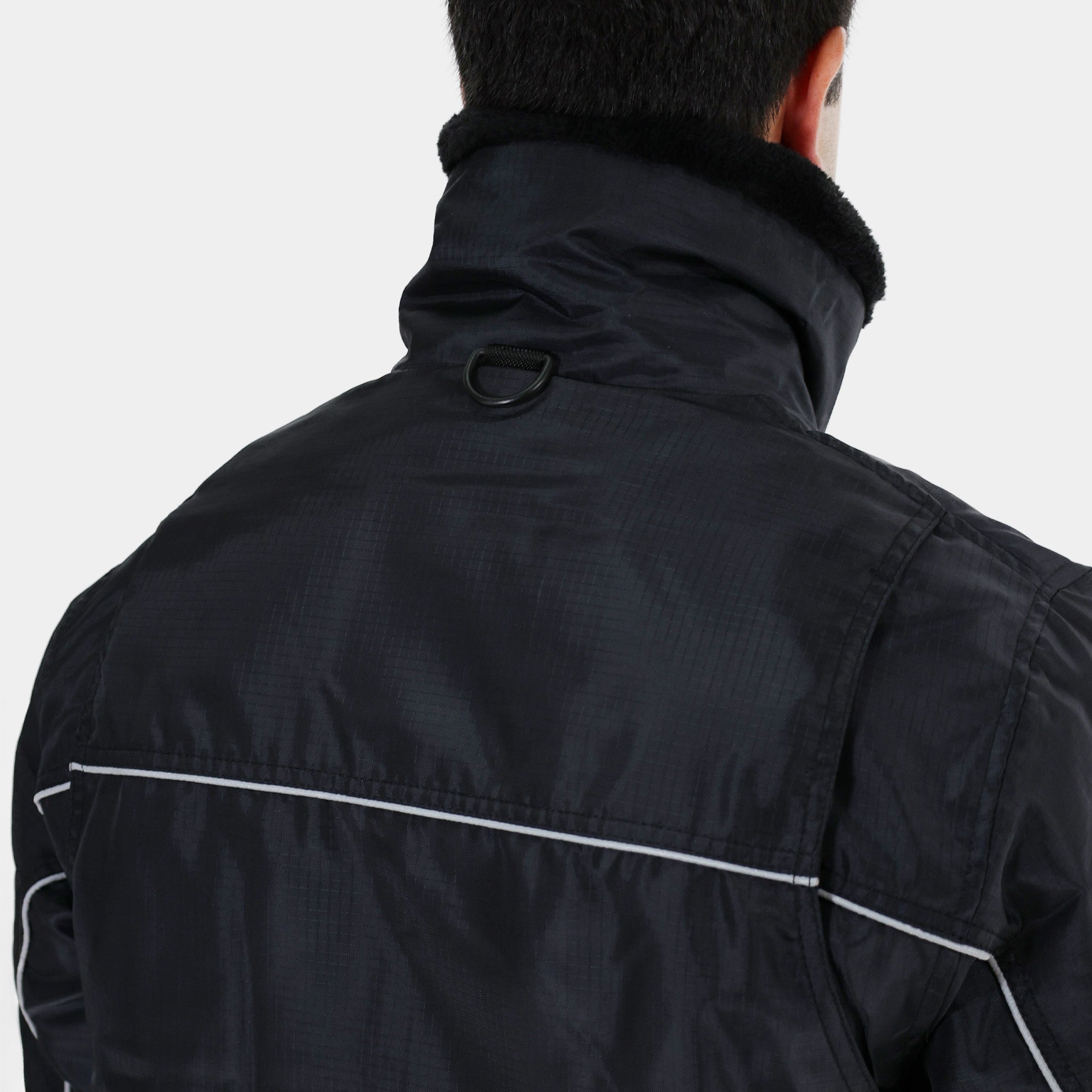 Reflex Jacket for Men & Women - Lightweight Waterproof Windbreaker for Running, Hiking & Outdoor Activities - Black