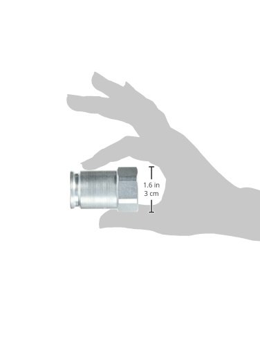 Hannifin NS-752-12FP Series Ns Steel Non-Spill Hydraulic Quick Connect Coupling with Locking Sleeve, Push-To-Connect Fitting, 3/4