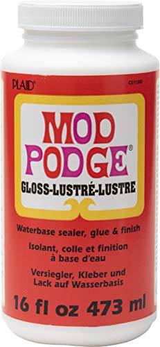 Mod Podge Gloss Waterbase Sealer & Glue - 16 oz (CS11202) - Perfect for DIY Crafts, Scrapbooking & Decoupage Projects