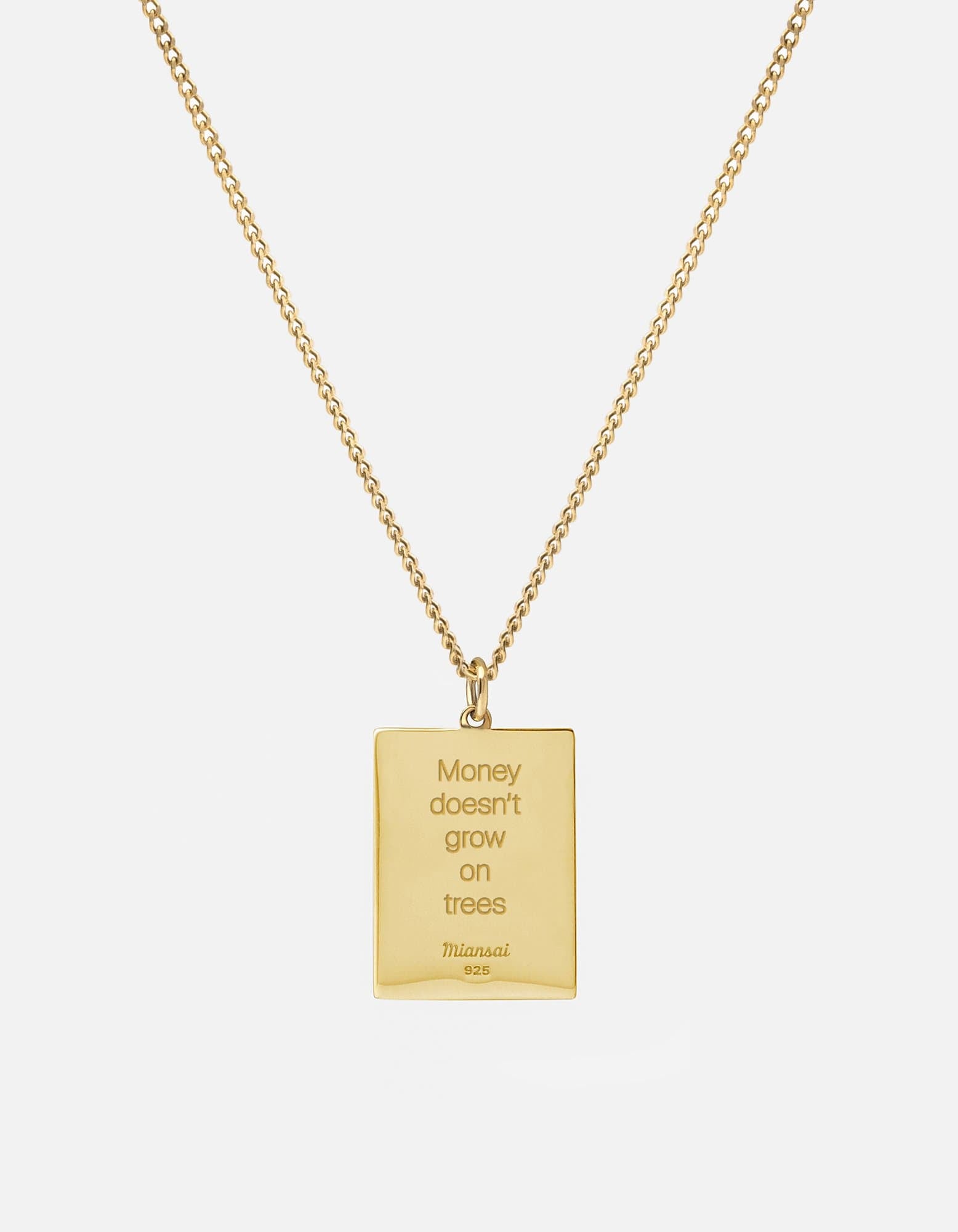 Got It From My Momma Gold Vermeil Pendant - Elegant Jewelry Gift for Mother's Day, Birthday & Special Occasions