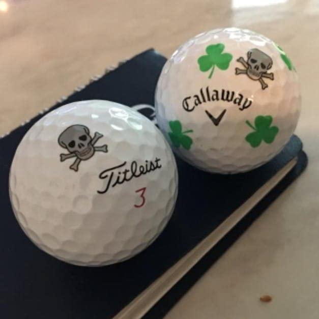 Golfdotz - Premium Golf Ball Markers, Unique Golf Ball Stamps & Durable Decals - Personalized Golf Ball Stickers for Men & Women - Perfect for Tournament Play & Practice Sessions