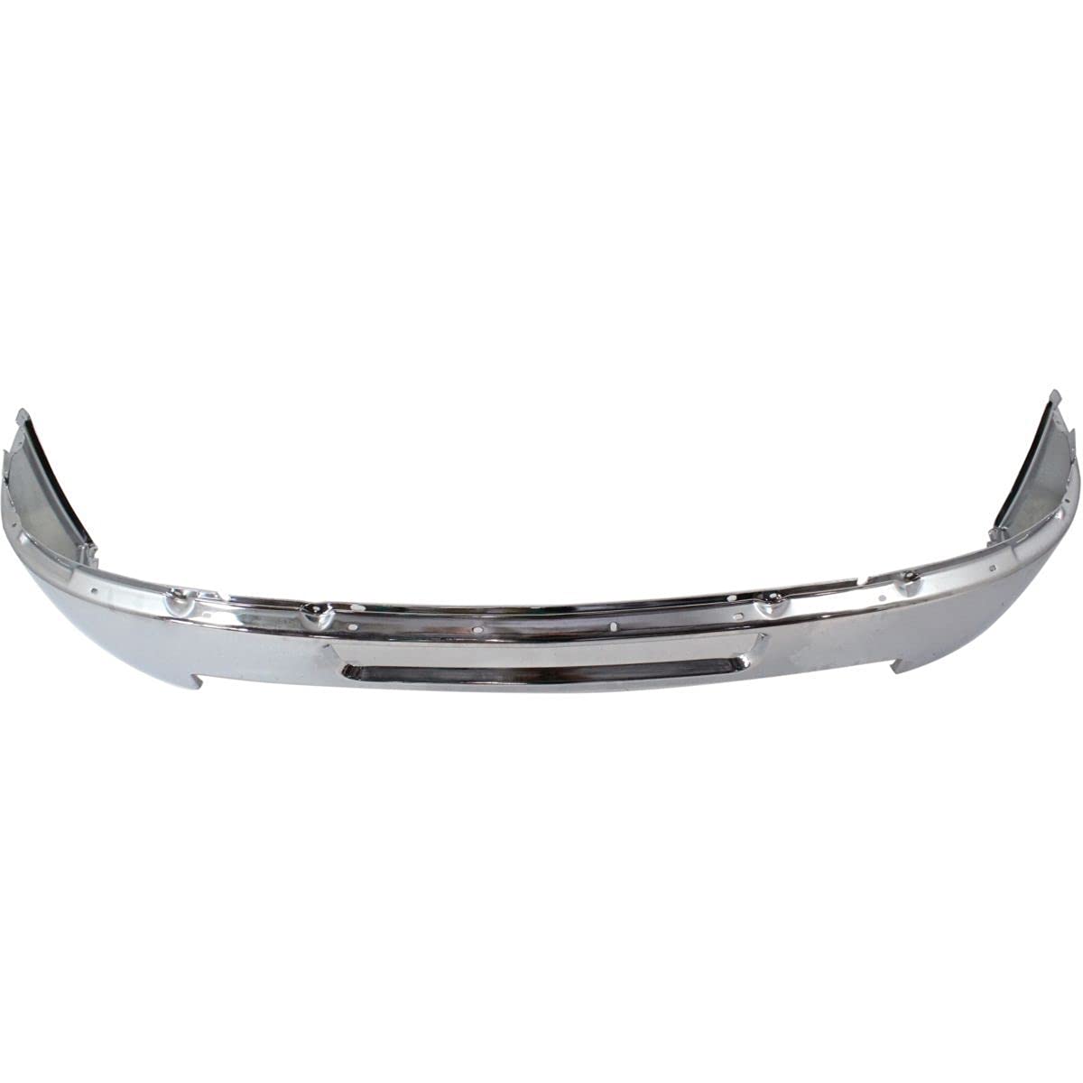 CPP NSF Chrome Steel Front Bumper for 2011-2014 Chevy Silverado 1500 Without Fog Lights | GM1002838 | Durable Replacement for Off-Road & Truck Upgrades