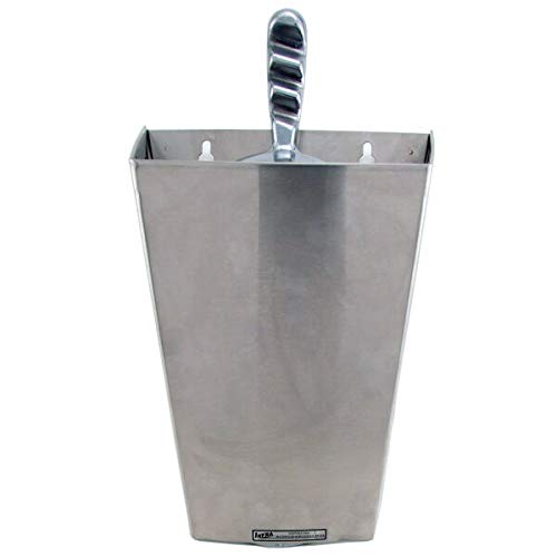 Premium Stainless Steel Ice Scoop Holder - 12 oz Capacity - Durable Bar & Pub Accessories for Ice Buckets, Drink Stations & Commercial Use