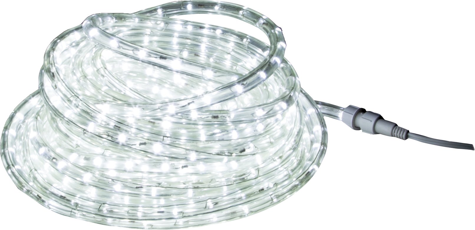 Buyers Products 5625576 52.5 Ft LED Rope Light - Waterproof Flexible Clear Rope Lighting for Outdoor Patio, Garden, Party & Holiday Decorations