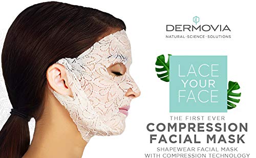 Patented Compression Facial Mask - Reusable & Biodegradable Cotton Anti-Aging Skincare | Collagen Boosting for Youthful Skin | As Seen on Shark Tank | Perfect for Spa Nights & Self-Care Routines