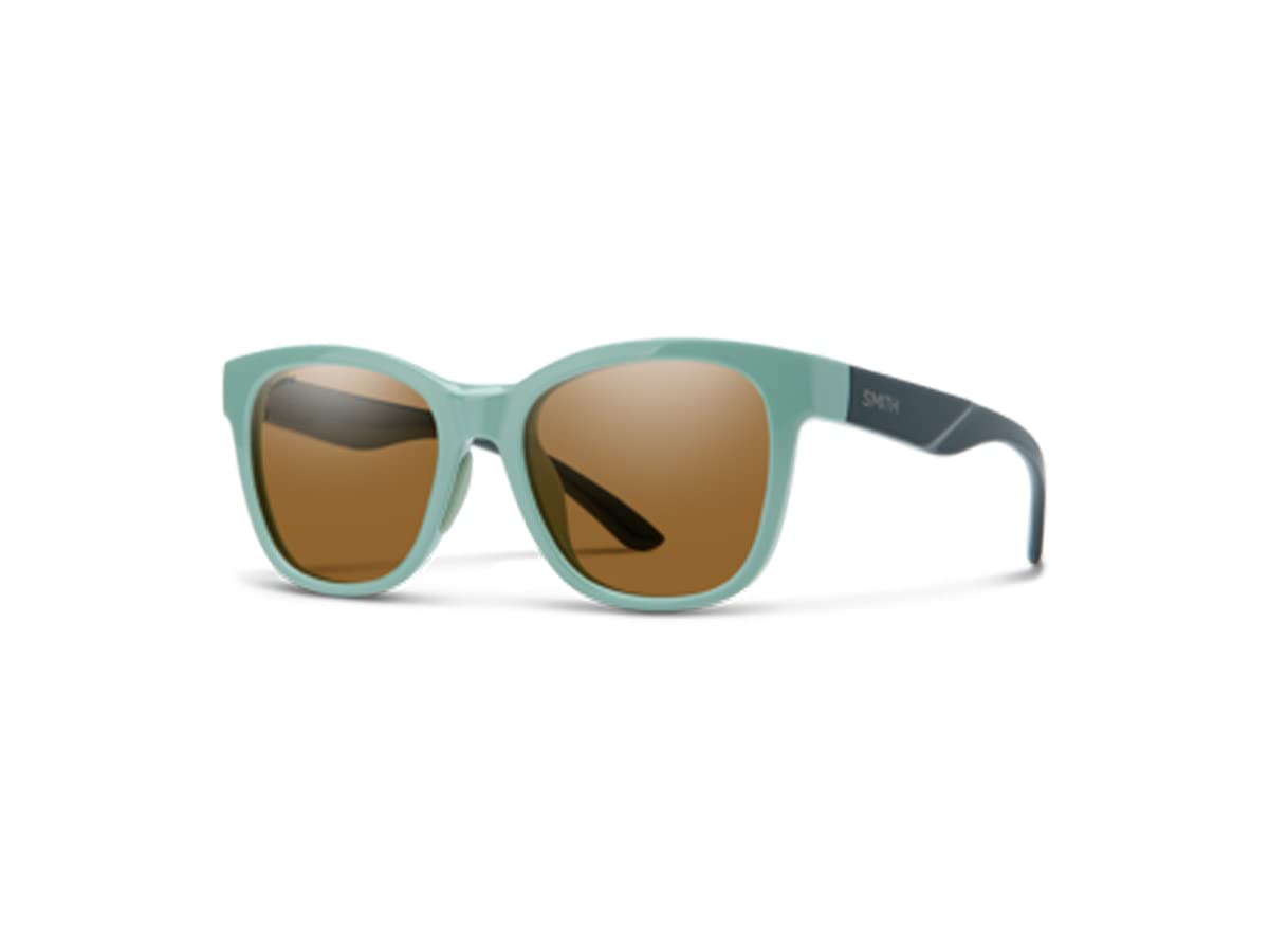 SMITH Women's Caper/S Rectangular Sunglasses with UV Protection - Stylish Designer Eyewear Bundle Including iWear Cleaning Kit | Perfect for Outdoor Activities, Beach, Driving & Fashion Accessories
