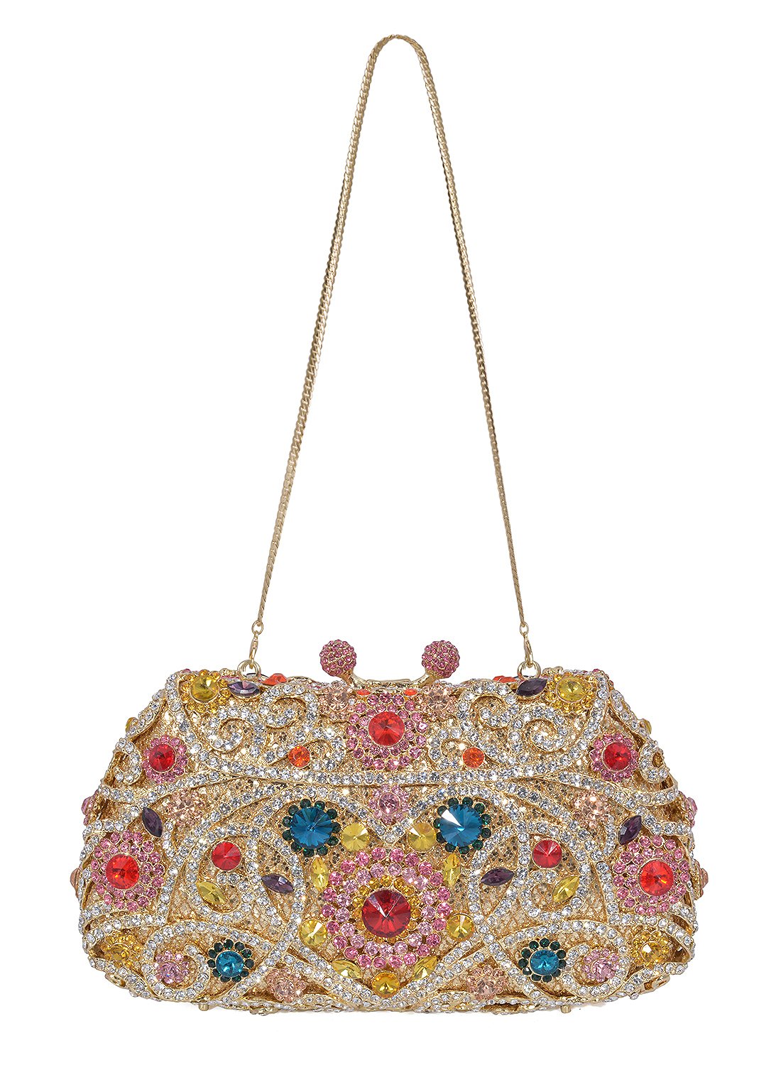 Elegant Rhinestone Crystal Clutch Purse for Women - Perfect for Weddings, Evening Parties & Formal Events | Stylish Handbag for Prom, Cocktail Dinners & Special Occasions