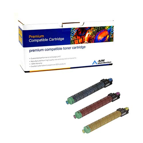 High-Quality AIM Compatible Replacement Toner Cartridge Combo Pack for Gestetner DSC-520/530 (C/M/Y) - MP-C3000A Type (8896CMY) | Perfect for Office Printing, Document Reproduction & High-Volume Color Printing Needs