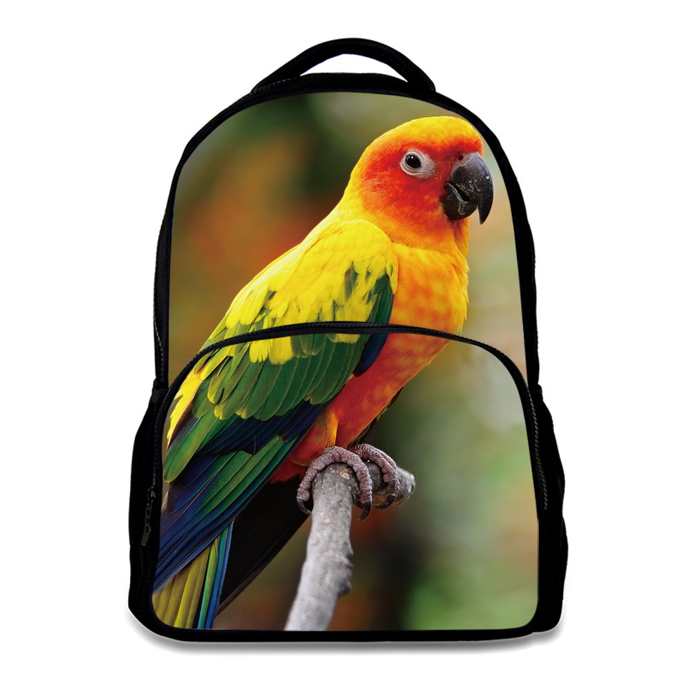 HW Animal School Backpack for Kids - 17 Inch Laptop Bag for College & Teens - Daily Use & Travel