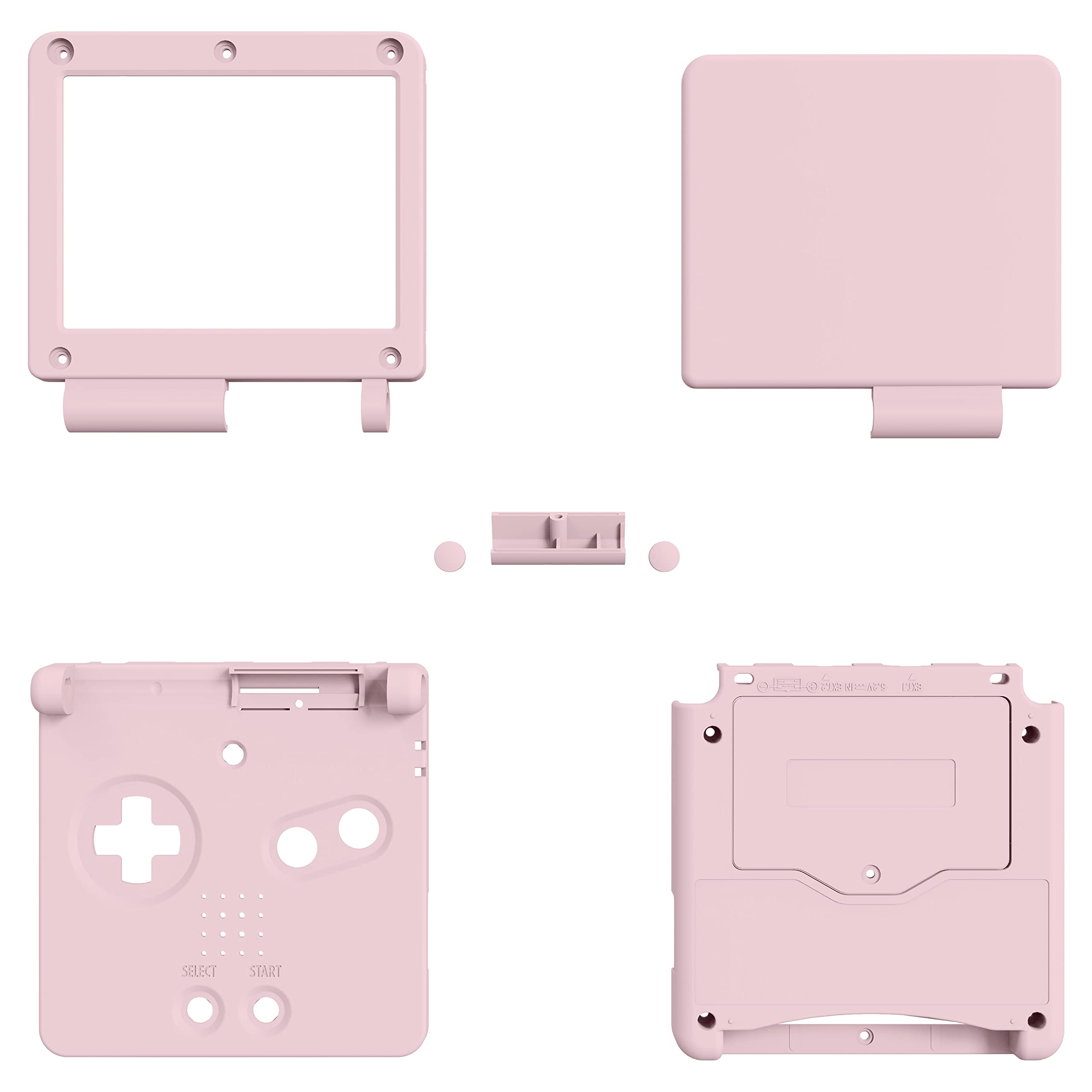 Upgraded eXtremeRate Cherry Blossom Pink Replacement Shell for Gameboy Advance SP GBA SP - Compatible with IPS & Standard LCD Screens (Console Not Included) - Perfect for DIY Customization & Retro Gaming Enthusiasts