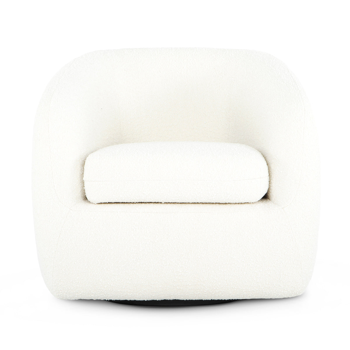 Jasper Boucle Swivel Armchair - Modern Velvet Upholstered Accent Chair with 360° Rotation for Living Room, Bedroom, or Office - Perfect for Relaxing, Reading, and Home Decor