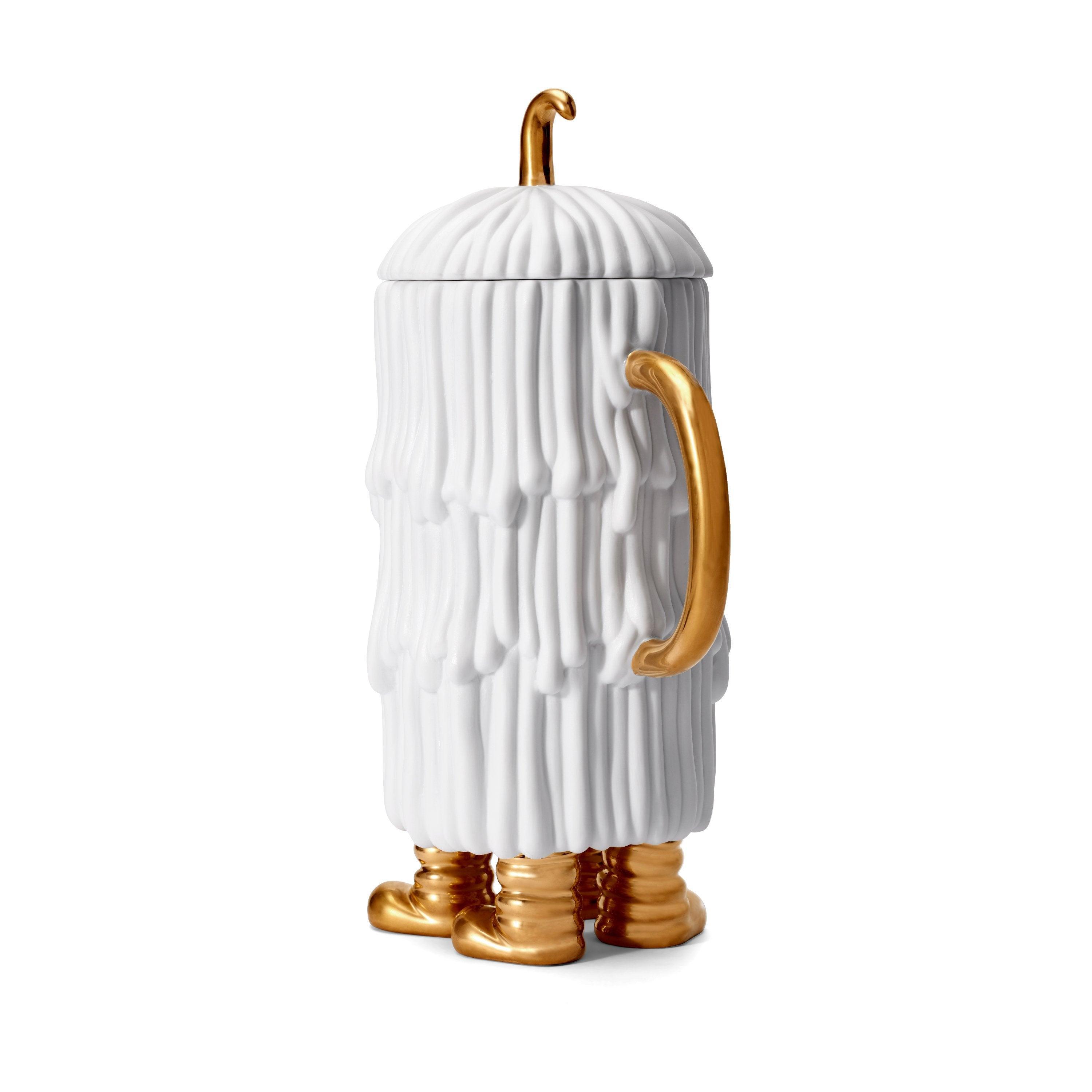 Premium Haas Djuna Coffee and Tea Pot - Elegant White Ceramic Set for Home, Office, or Gift - Perfect for Morning Brews & Afternoon Tea Parties