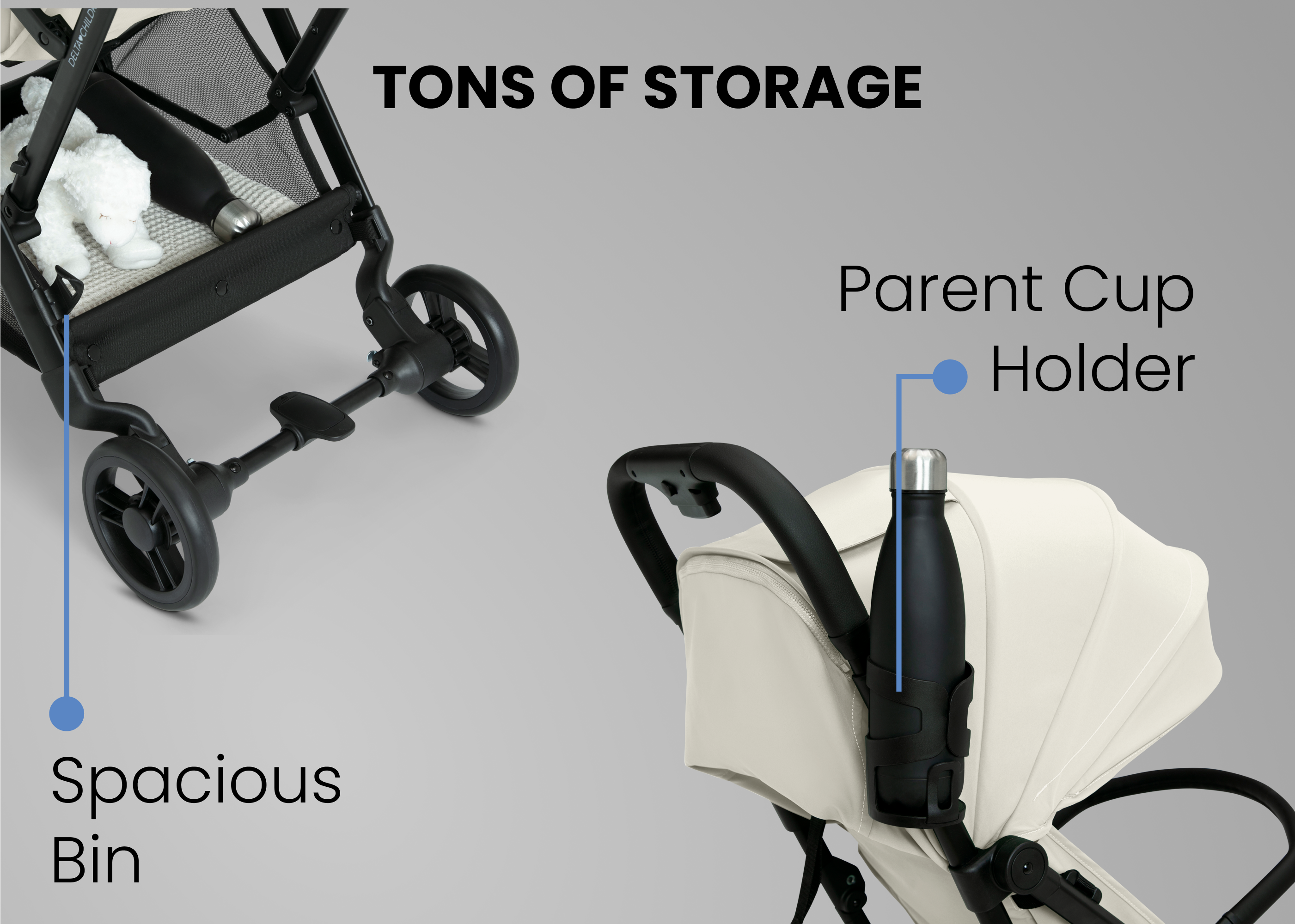 Icon Ultra Compact Lightweight Stroller for Everyday Use & Travel - Perfect for City Walks, Shopping, and Family Outings