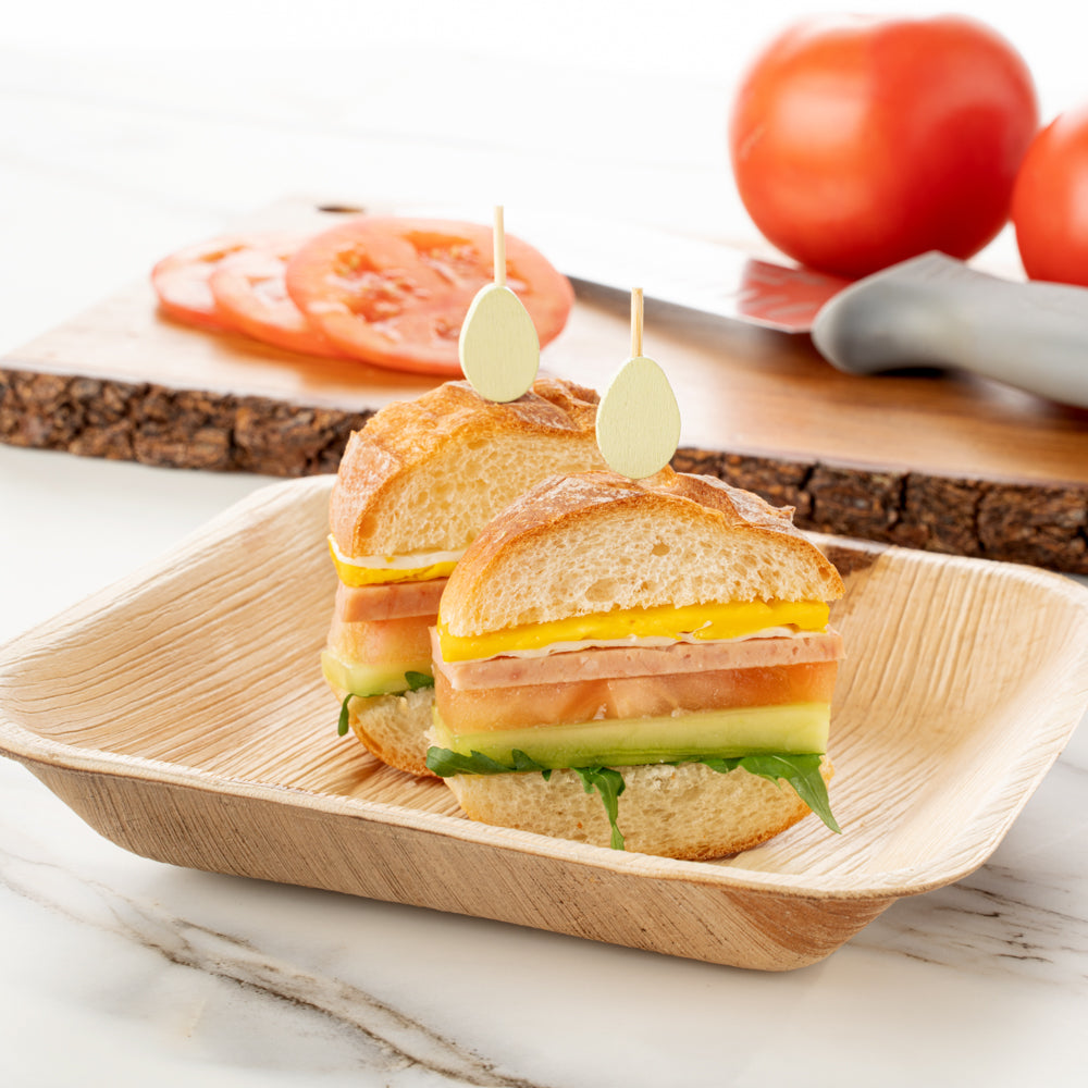 Premium Bamboo Egg Skewers - 3.5 Inch (100 Count) for BBQ, Picnics & Party Appetizers - Eco-Friendly Cooking Utensils for Grilling, Camping & Entertaining