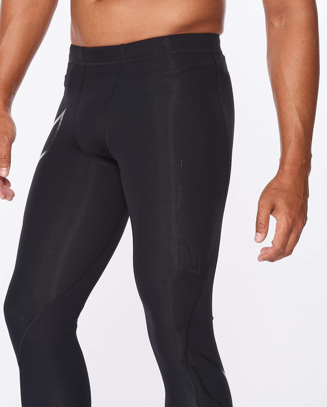 2XU Men's Core Compression Tights for Running & Workout - Performance Enhancing & Muscle Recovery Leggings - Ideal for Gym, Marathon & Athletic Training