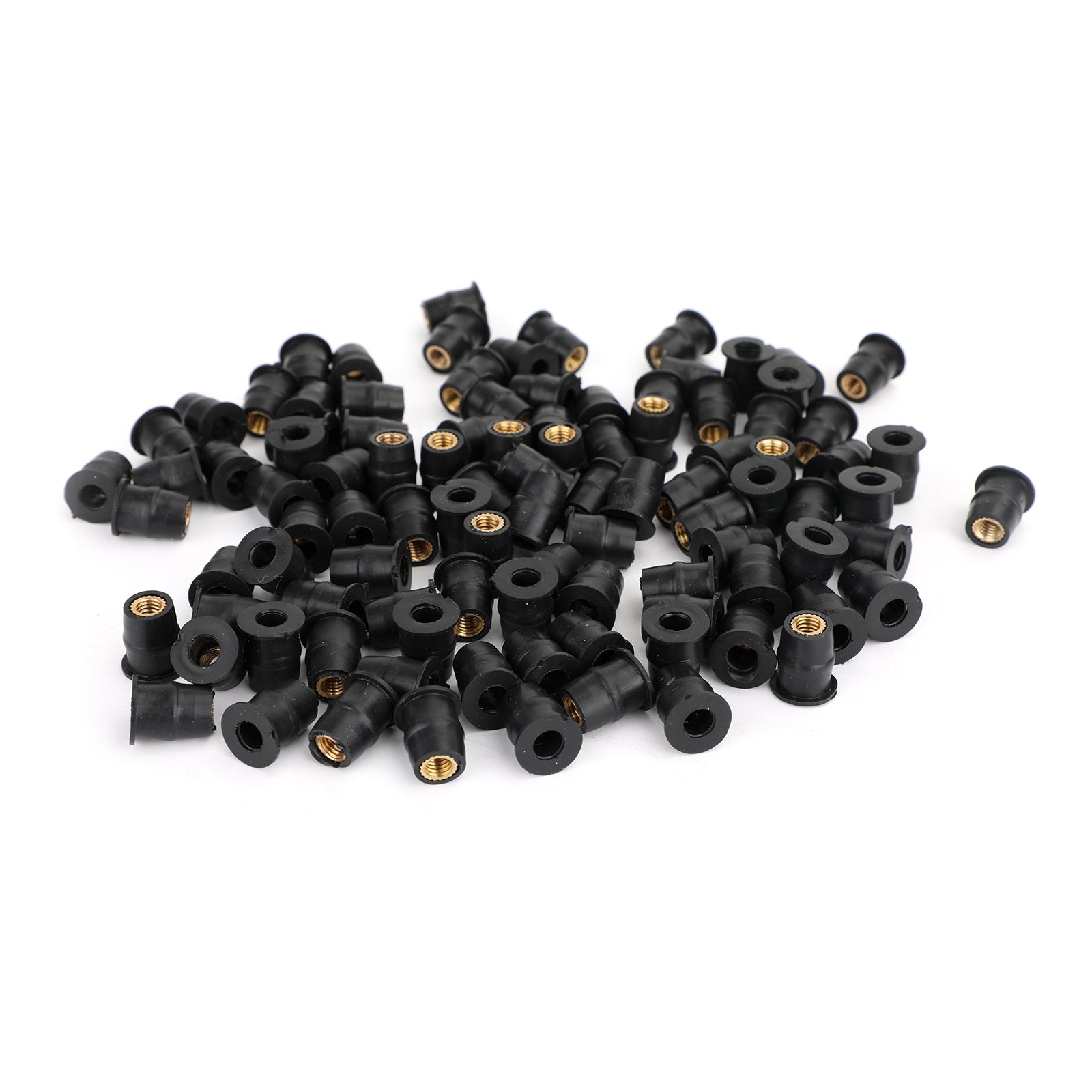 100-Pack M5 Rubber Well Nuts (5mm x 3/8