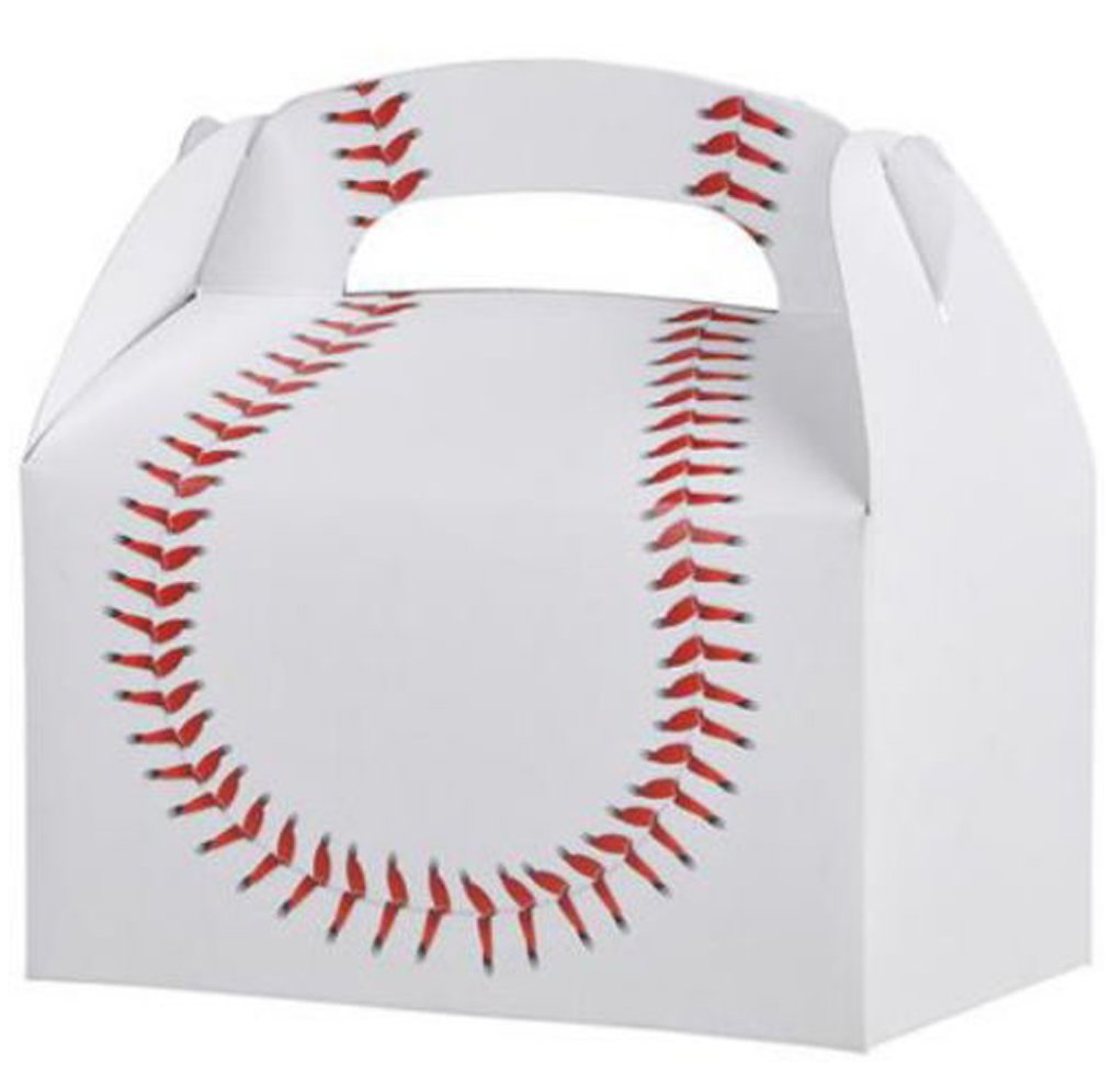 24 Pack Baseball Party Favor Boxes - Goodie Bags with Prizes for Kids Birthday, Carnival & Sports Themed Events - Perfect for Baseball Games, Team Parties & School Rewards