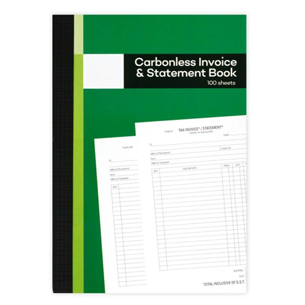 12-Pack Carbonless Invoice Books with 100 Pages Each - Duplicate Receipts for Small Business, Office, and Retail Use