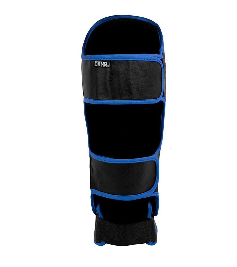 Combat Corner Elite Spar Muay Thai Shin Guards - MMA & Kickboxing Leg Protection Pads for Training | Durable Protective Gear for Fighters, Martial Arts & Fitness Enthusiasts | Perfect for Sparring, Bag Work & Competition Prep