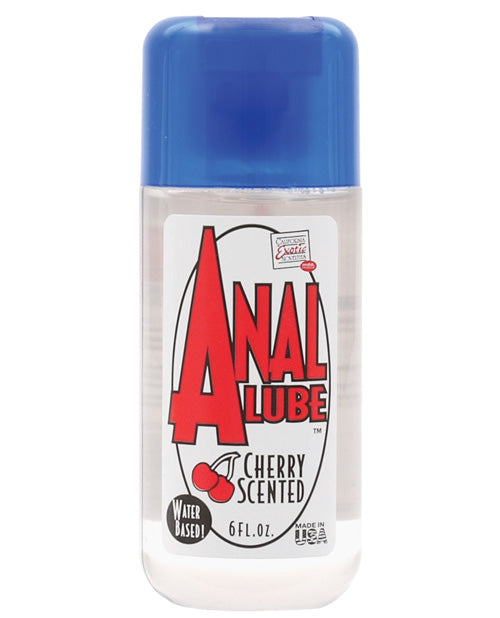Best Water-Based Anal Lube with Cherry Scent - 6oz Bottle for Comfortable & Safe Intimacy - Perfect for Couples Play & Personal Relaxation