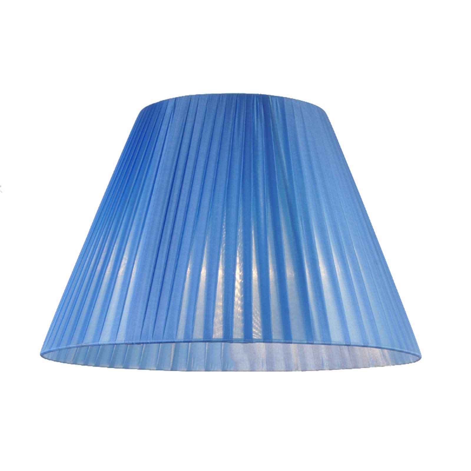 ADSE Pleated Fabric Lampshade - 36CM Blue Eye-Protecting Table Lamp Cover with Soft Light Diffusion | Perfect for Bedside, Nursery, Living Room & Office Lighting