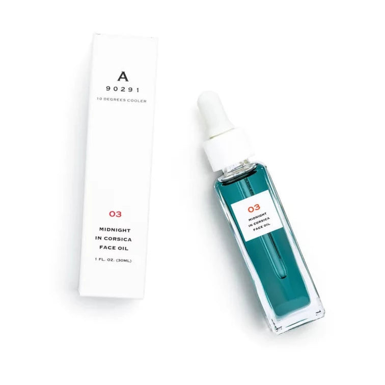 03 Midnight in Corsica Face Oil - Hydrating & Anti-Aging Facial Treatment for Dry Skin | Perfect for Nighttime Skincare Routine & Travel Essentials