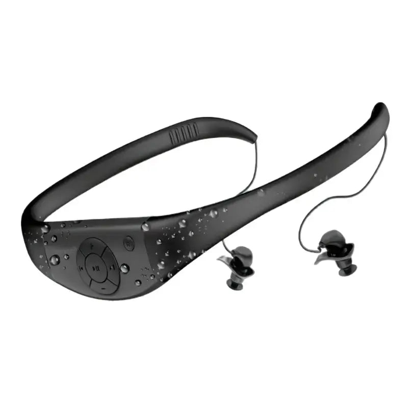 Wireless Waterproof Swimming Headphones with Bluetooth Transmitter & Earbuds - Perfect for Pool, Beach, and Underwater Music Listening
