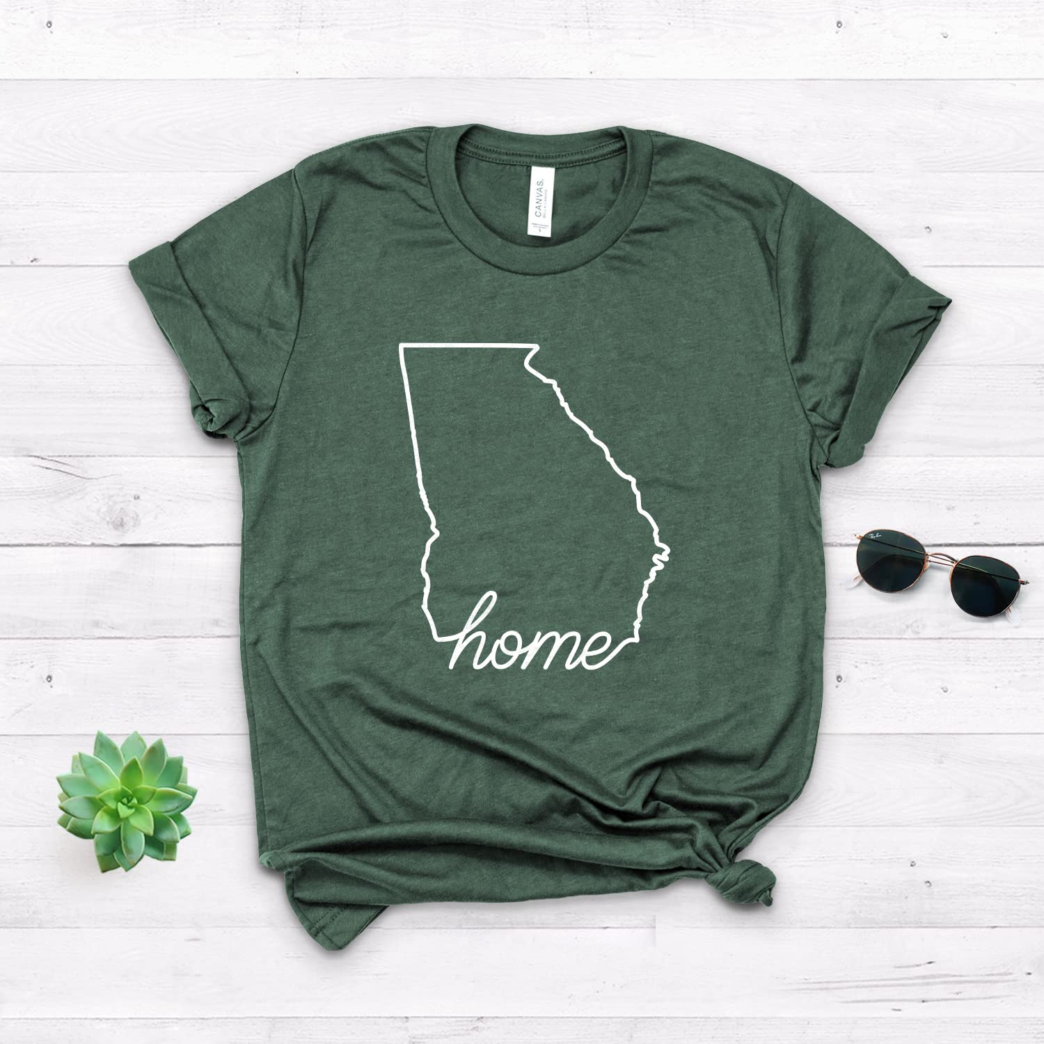Georgia State T-Shirt - Softstyle Unisex ATL Tee - Home Georgia & Peach State Shirt - Southern Style Atlanta Apparel | Perfect for Game Day, Travel Souvenirs & Southern Pride
