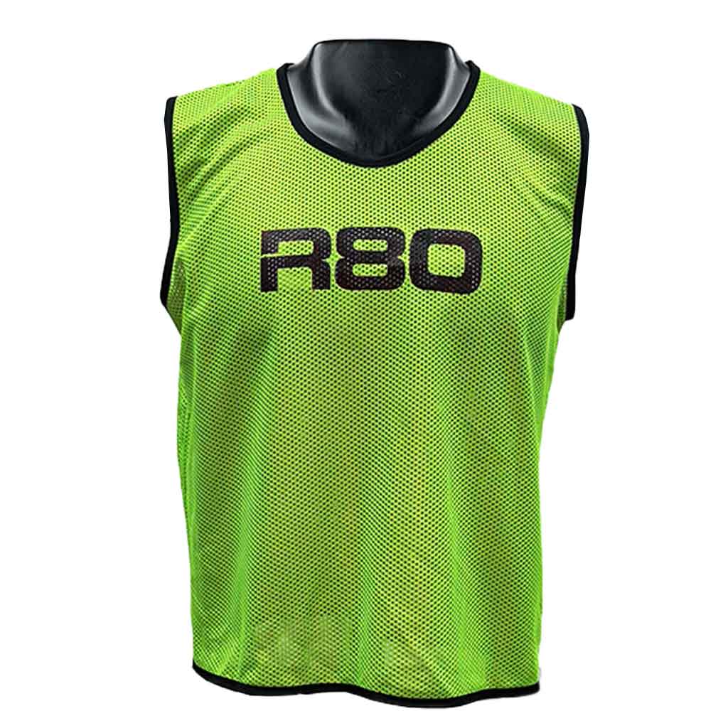 R80 Mesh Training Bibs - Breathable & Lightweight for Soccer, Basketball & Running - Perfect for Athletes & Workouts
