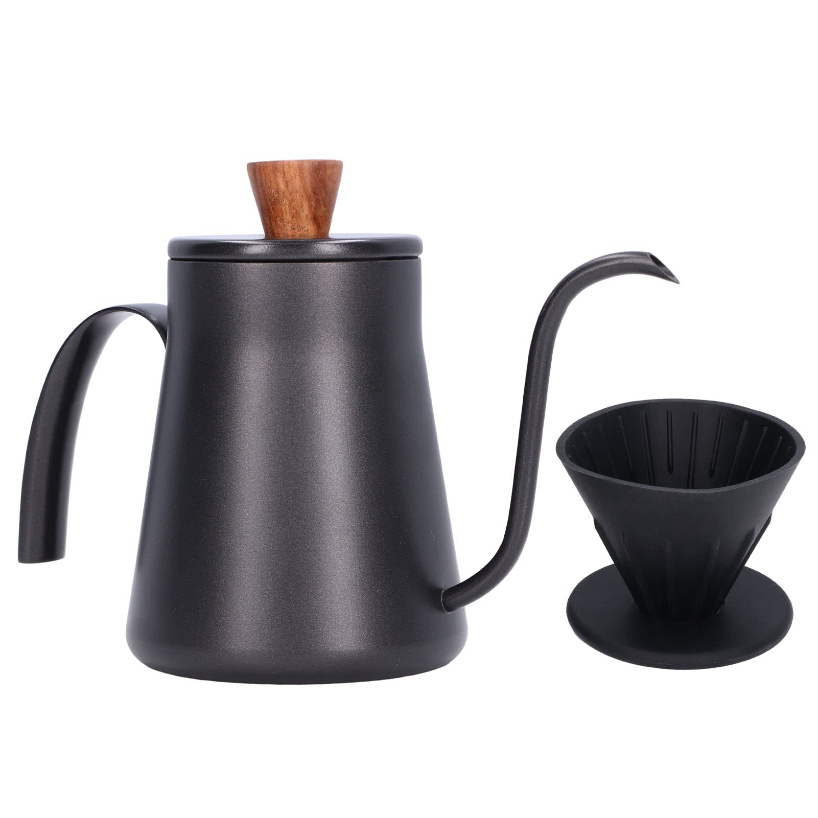 Premium Stainless Steel Pour Over Coffee Maker Set - 400ml Gooseneck Kettle for Precise Brewing | Durable & Easy Filtration | Perfect for Home, Office & Camping Coffee Lovers