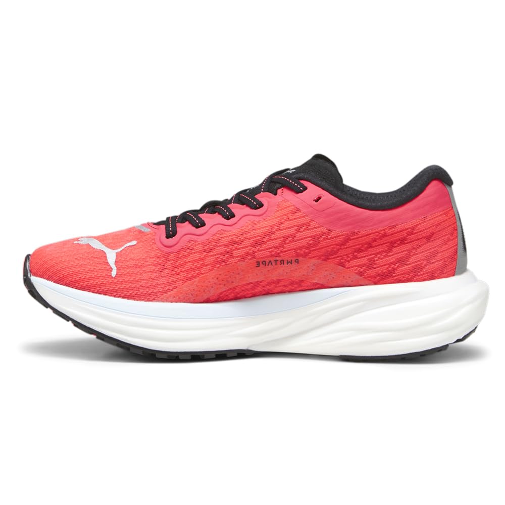 PUMA Women's Deviate Nitro 2 Running Shoes - Lightweight Cushioned Sneakers for Women - Red - Size 6 M - Perfect for Road Running, Jogging & Gym Workouts