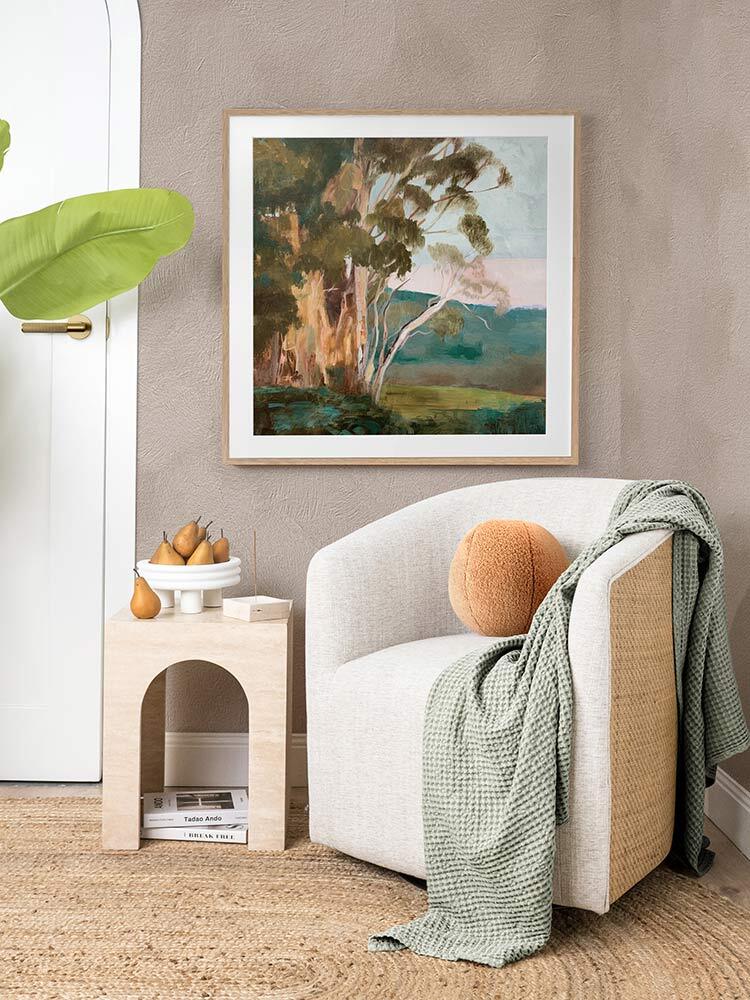 Australian Backyard Framed Art Print - Premium Wall Decor for Living Room, Bedroom & Office - Perfect for Home Decoration & Gift Giving