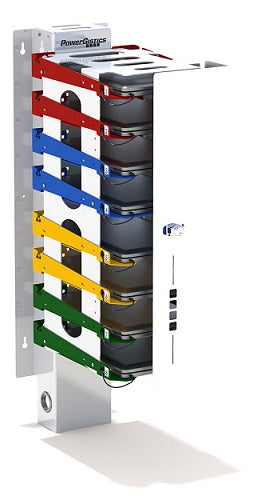 PowerGistics Tower8PLUS 8-Slot Storage & Charging Station for Phones, Tablets & Smart Devices - Perfect for Office, Home & Classroom Organization