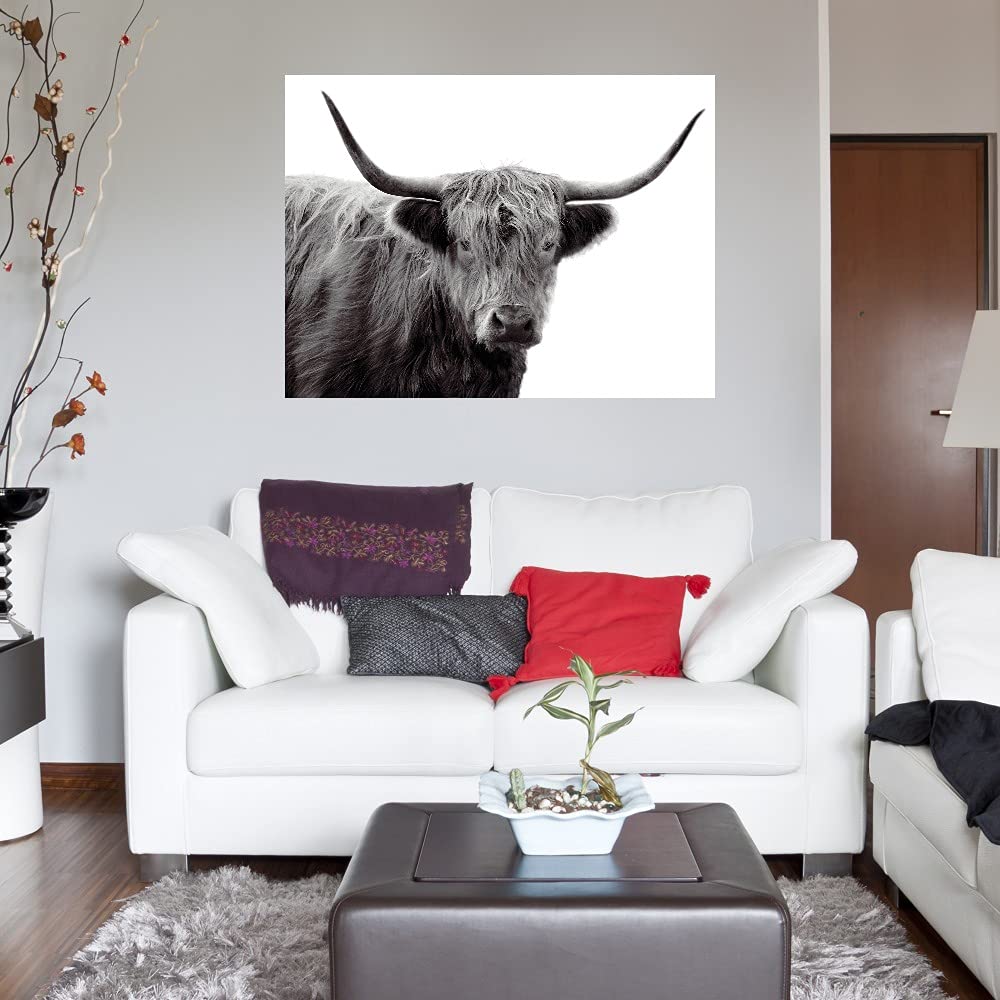 Highland Haze Fine Art Canvas Wall Decor by Artist Bill Philip - 32x24 Inches - Ready to Hang - Perfect for Living Room, Bedroom, Office & More - Elevate Your Home or Workspace Decor