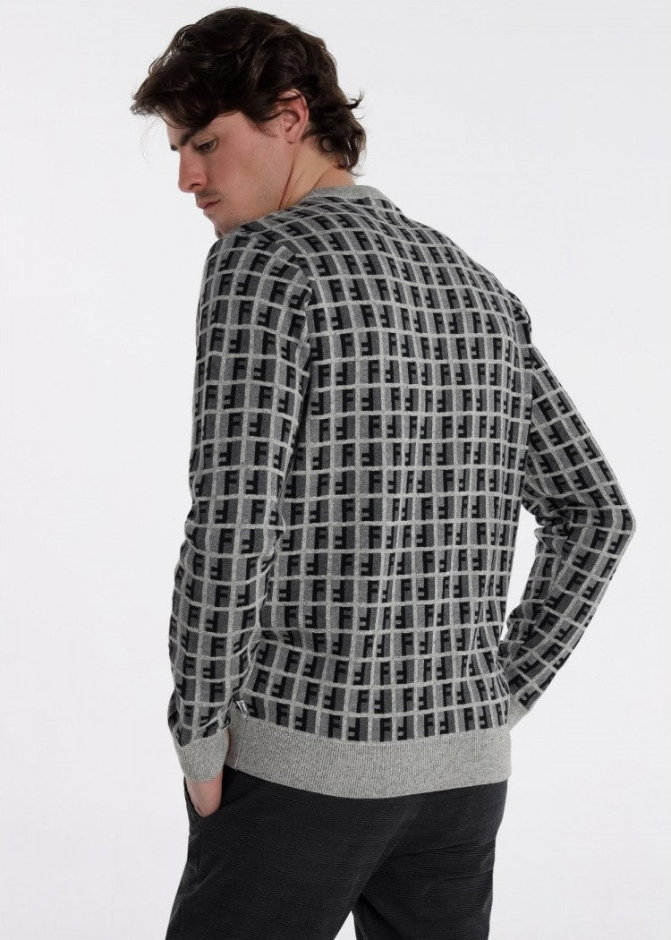 Bendorff Grey Pullover Sweater for Men & Women - Soft & Cozy Winter Knitwear for Casual Outfits & Cold Weather