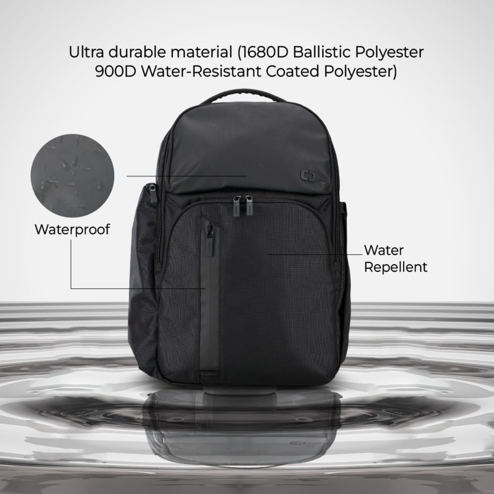 OGIO Pace Pro 2024 Backpack 25L - Lightweight Durable Laptop Backpack for Men & Women, Water-Resistant Travel Backpack with USB Charging Port - Perfect for Work, School, College & Business Travel