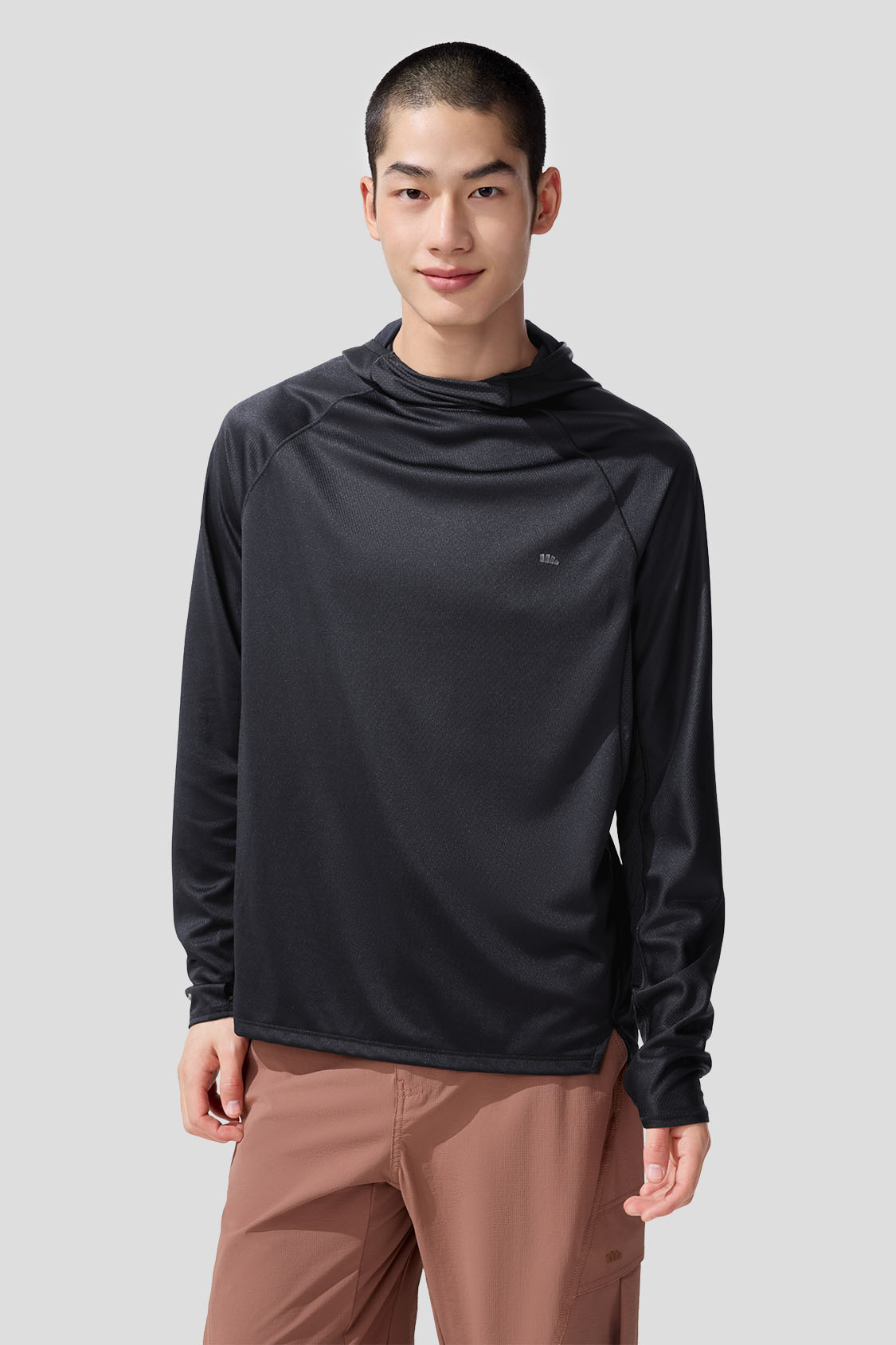 Breeze Men's Lightweight Breathable Sun Protection Base Layer UPF 50+ for Hiking, Running & Outdoor Activities