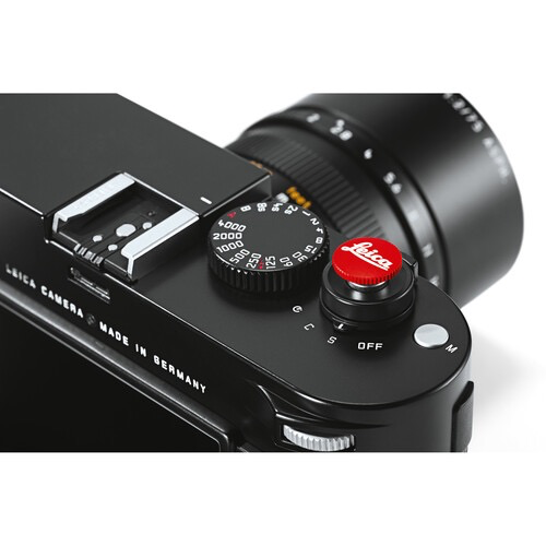 Leica Soft Release Button 12mm Red for M System Cameras - Enhance Shutter Control for Street & Portrait Photography
