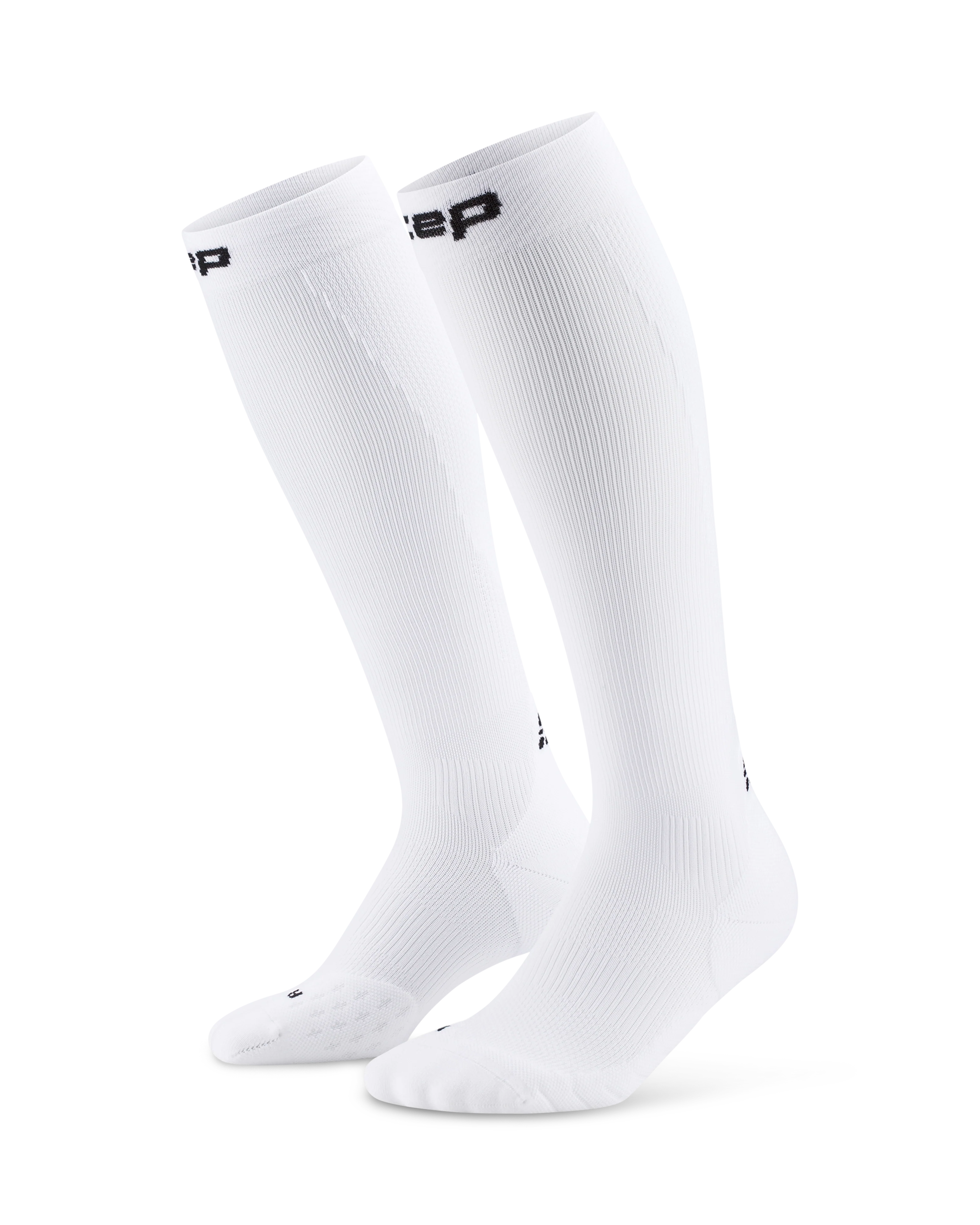 Women's Core Run Tall Socks 5.0 - White Performance Running Socks for Women - Perfect for Marathon Training & Long Distance Running