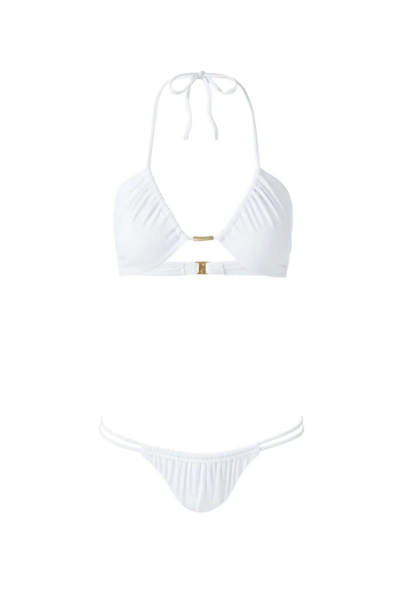 Luxor White Bikini Set - Sexy Swimwear for Women, Beach Vacation & Pool Party Essentials | Perfect for Summer, Tropical Getaways & Water Sports