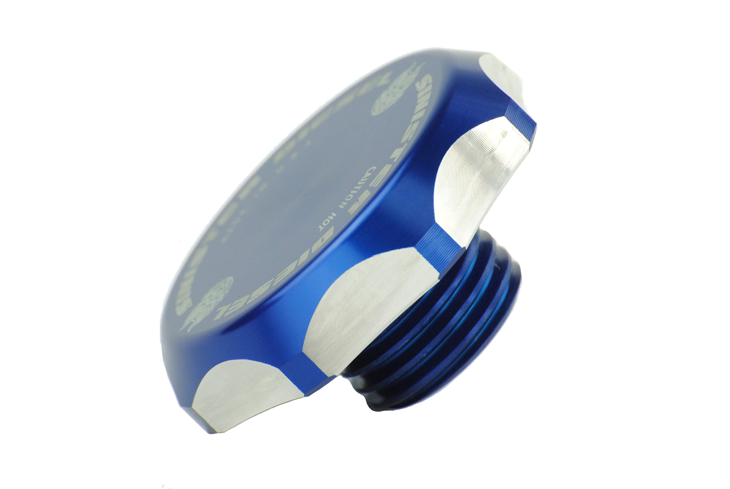 Sinister Diesel Oil Fill Cap Replacement for 1999-2010 Ford Powerstroke 7.3L/6.0L/6.4L & 2007.5-2019 Dodge Cummins 6.7L Engines - Heavy Duty CNC Machined Aluminum - Perfect for Off-Road, Towing & Performance Upgrades