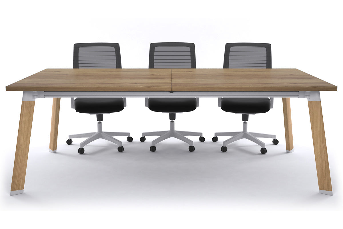 Adjustable Switch Meeting Room Table 2400L x 1200W - Modern Conference Table for Office Meetings & Collaborative Workspaces