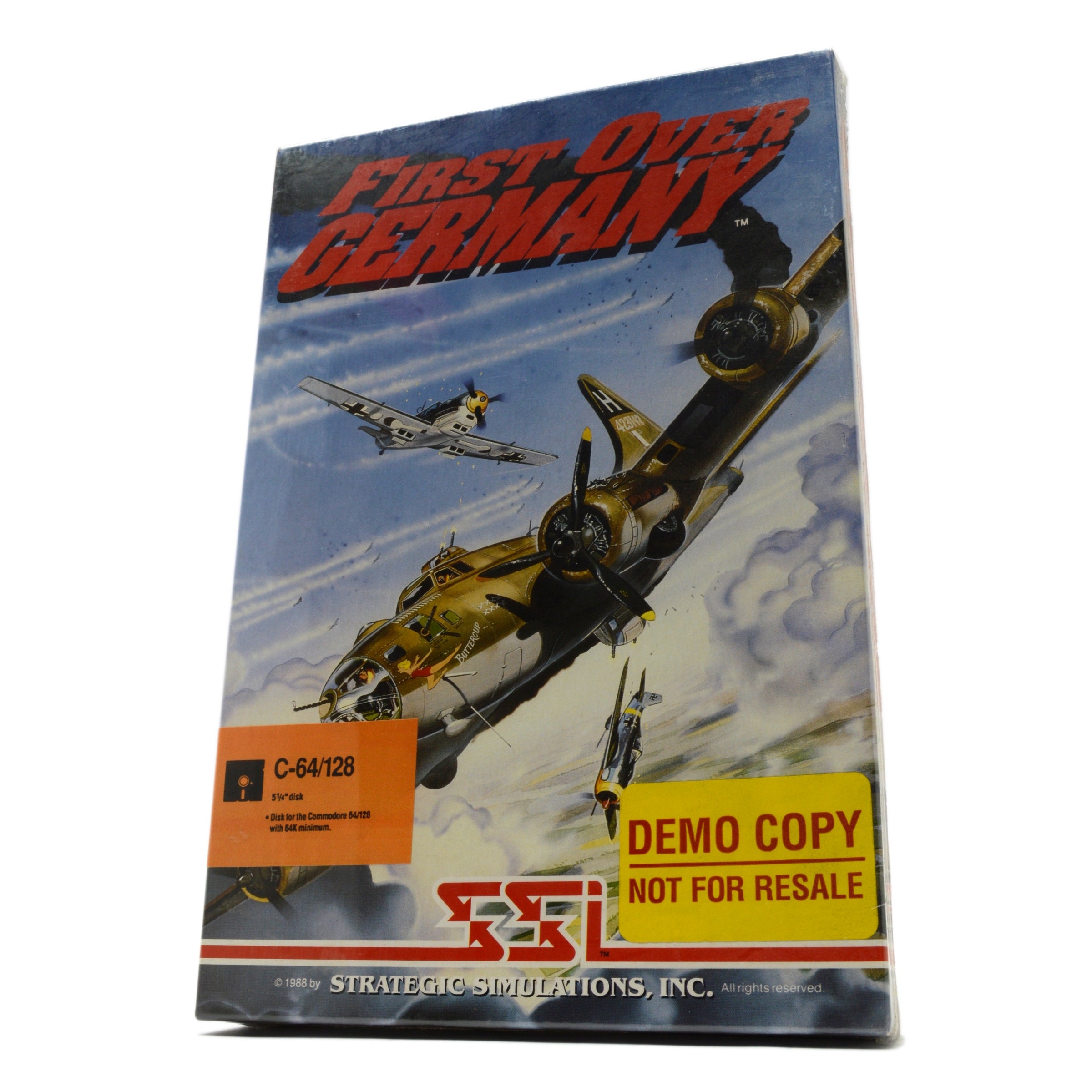 Commodore C64/128 First Over Germany Computer Game - Brand New & Sealed | Retro Gaming, Vintage PC Collector's Item