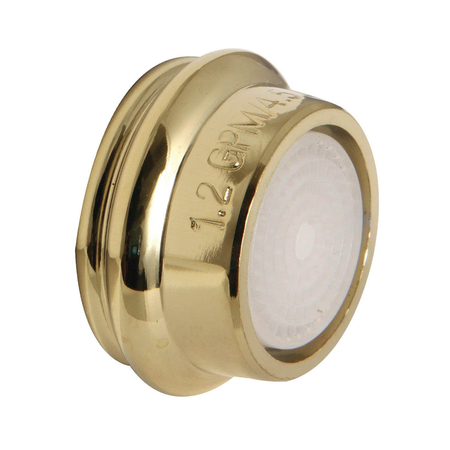 Cal Green Z12KBSA1402 1.2 GPM Brass Faucet Aerator - Polished Brass Finish, Female Thread - Perfect for Kitchen & Bathroom Sink Water Conservation