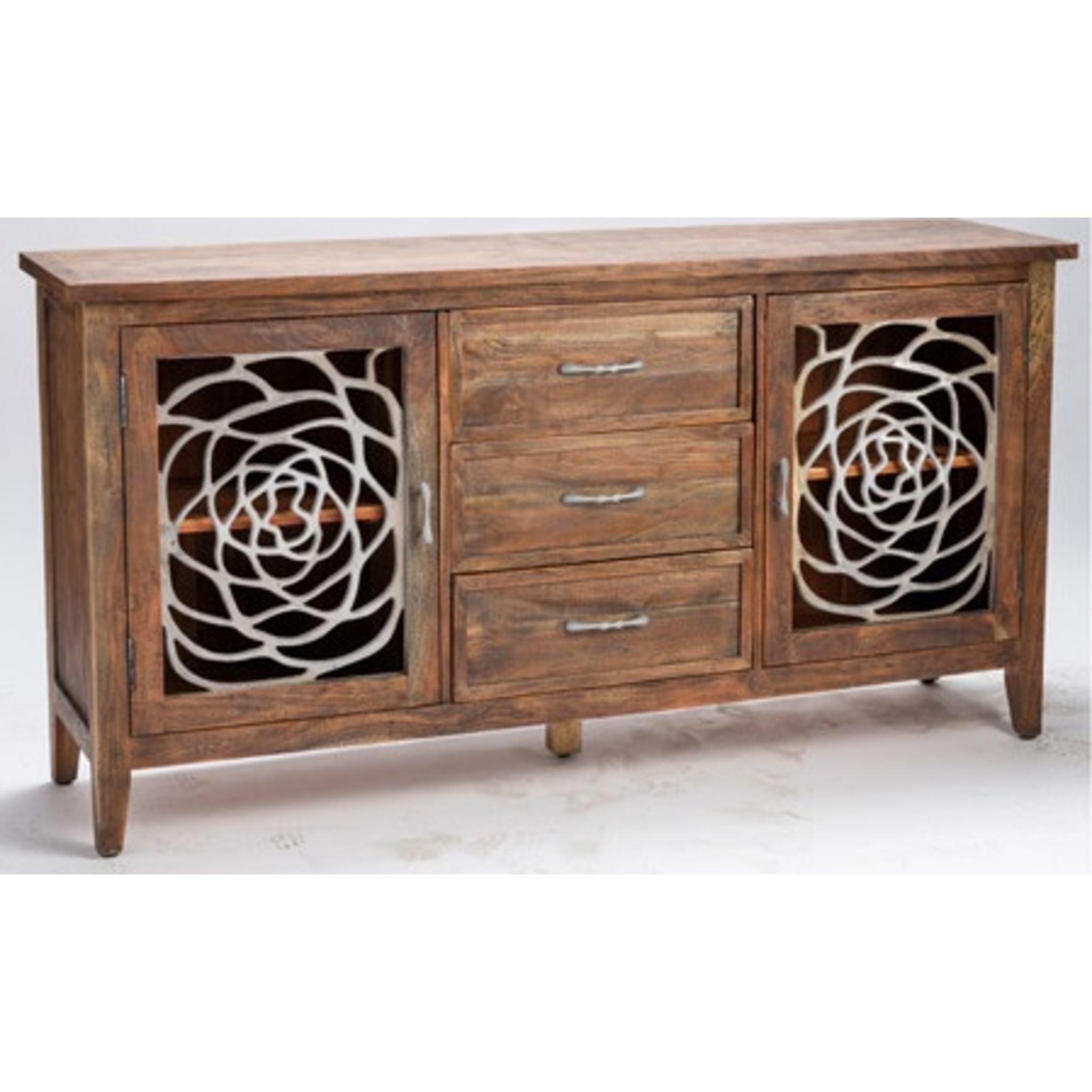 Premium Bengal Cabinet - Medium Brown Wooden Storage Unit for Living Room, Bedroom & Office | Stylish & Durable Home Furniture Organizer