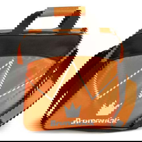 Brunswick Blitz Single Tote Orange Bowling Bag - Lightweight Durable Bowling Accessory for Men & Women - Perfect for League Play, Practice & Travel