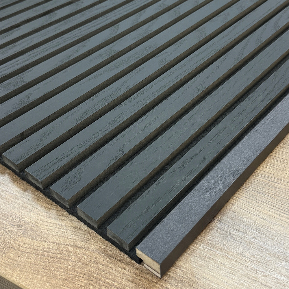 WOODFLEX Black Wall Panel Edging 2700mm - Perfect for Home Renovation, DIY Projects, and Interior Design