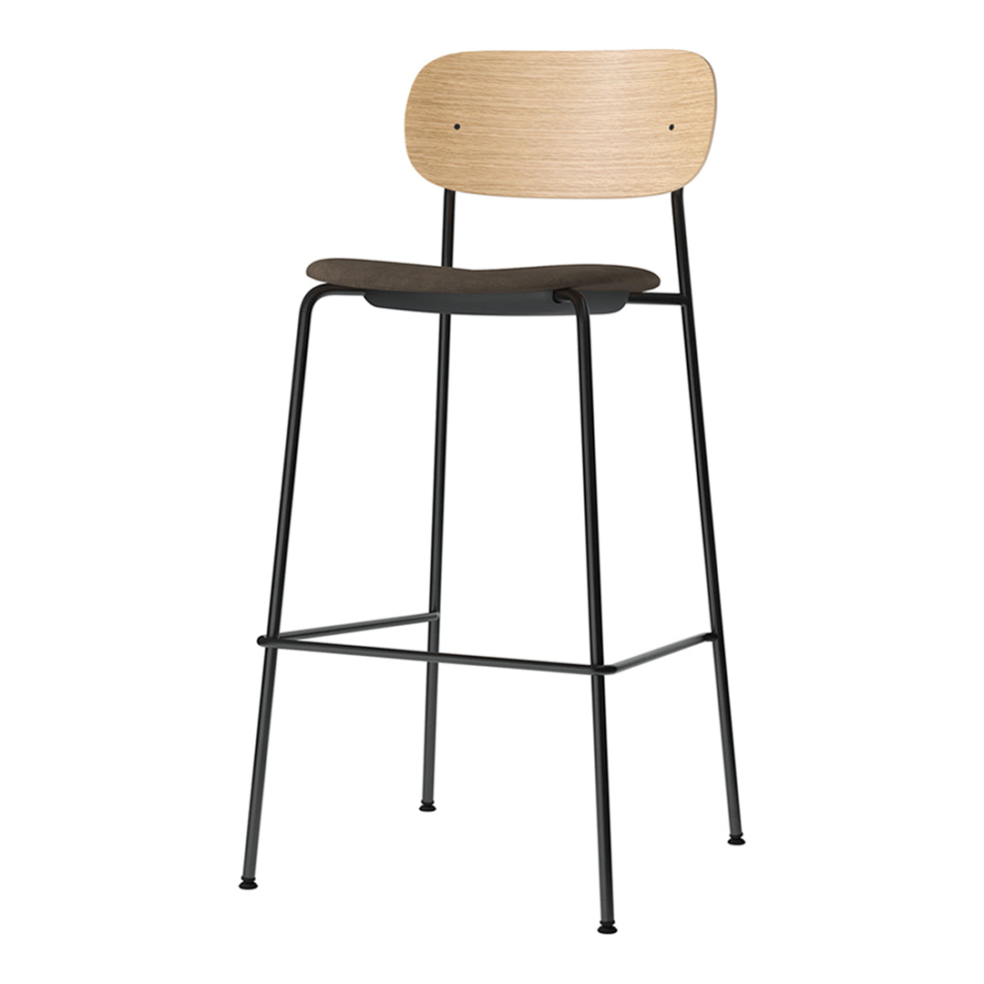 Co Bar Chair with Upholstered Seat - Modern Counter Height Stool for Kitchen Island, Bar, and Dining Room - Comfortable & Stylish Seating Solution