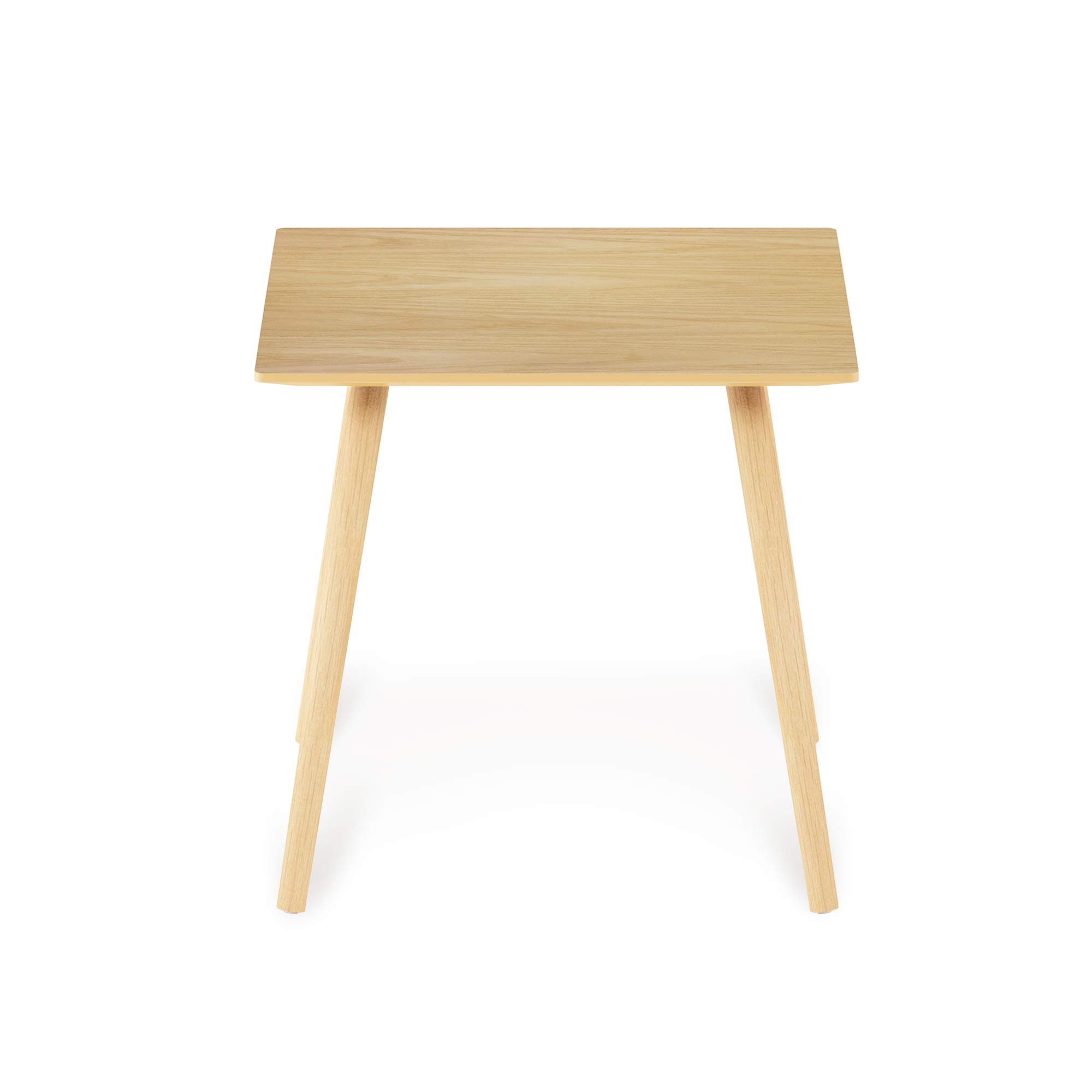 Furinno Theo Side Tables - Set of 2 Oak Wood Nightstands with Storage Shelf | Perfect for Bedroom, Living Room & Small Spaces